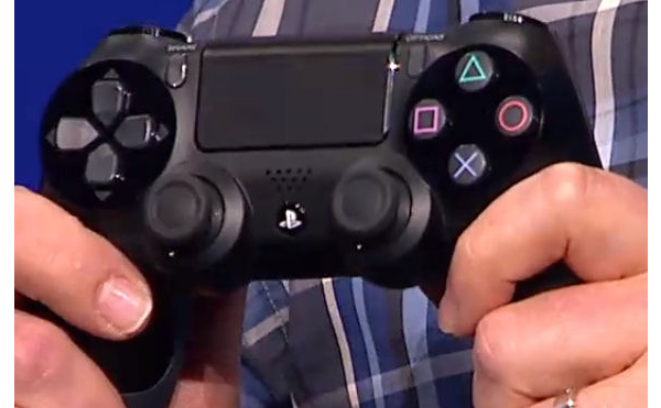 PS4: DualShock 4 has Share button, touchscreen, identified by color
