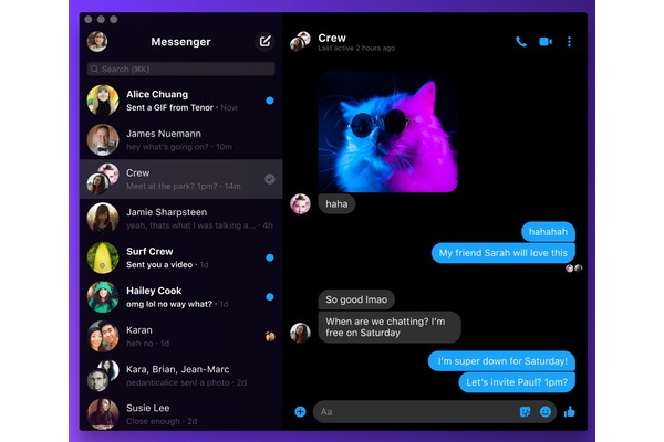 Facebook launches Messenger Desktop client for Windows, Mac OS