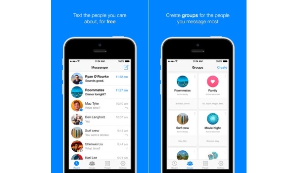 Facebook Messenger for iOS adds ability to forward messages, create groups