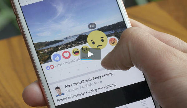 Facebook introduceert nieuwe reactieknoppen 