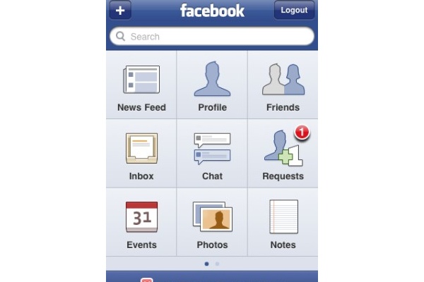 Facebook 3.0 -sovellus saataville Applen iPhonelle