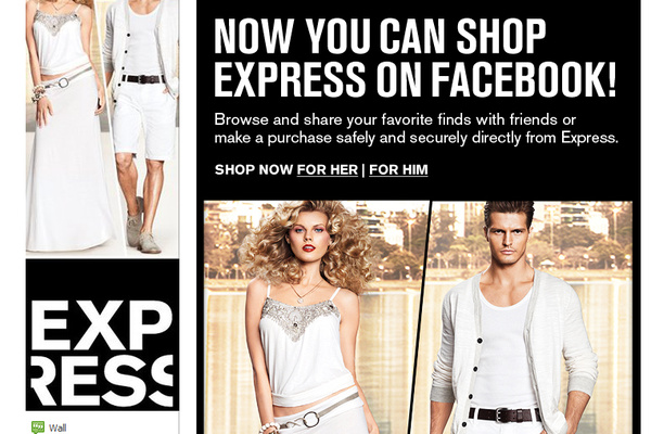'Express' makes entire catalog available through Facebook