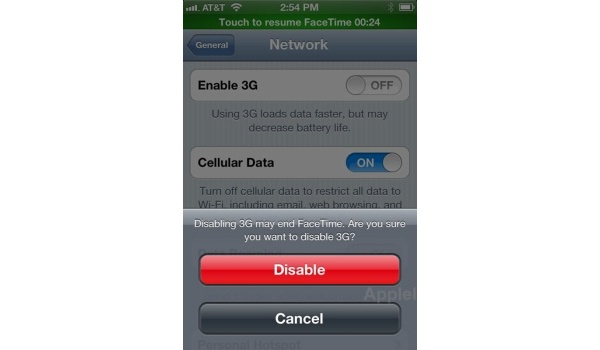Apple to enable FaceTime over 3G?