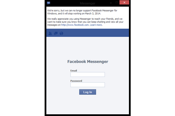 Facebook Messenger on Windows shutting down next week