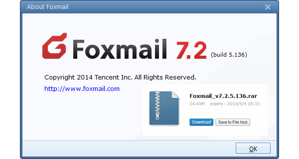 Update e-mailprogramma Foxmail