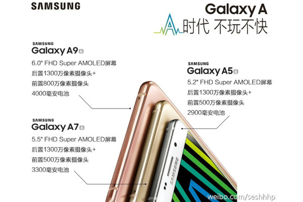 Samsung Galaxy A9 with massive battery headed to China