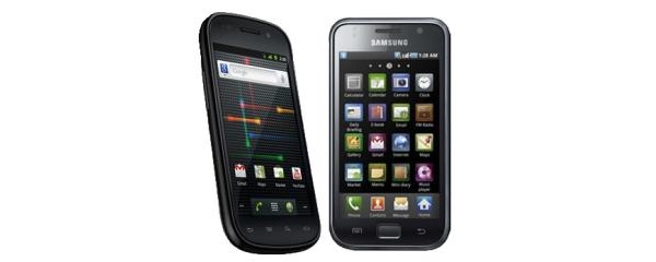 Samsung Galaxy Nexus en HTC Rezound binnenkort te koop