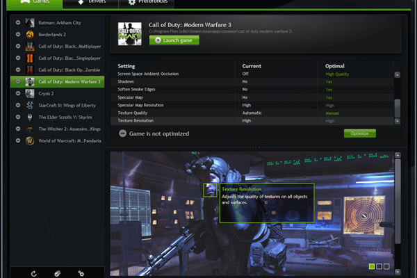 Nvidia GeForce Experience out of closed beta