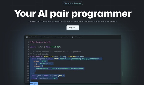 GitHub releses Copilot - an AI that codes for you