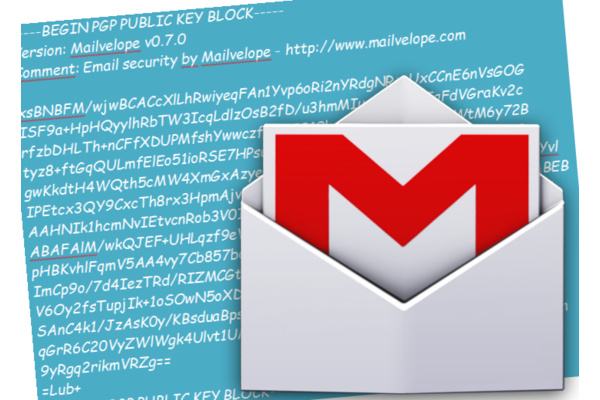 Gmail berichten versleutelen met PGP