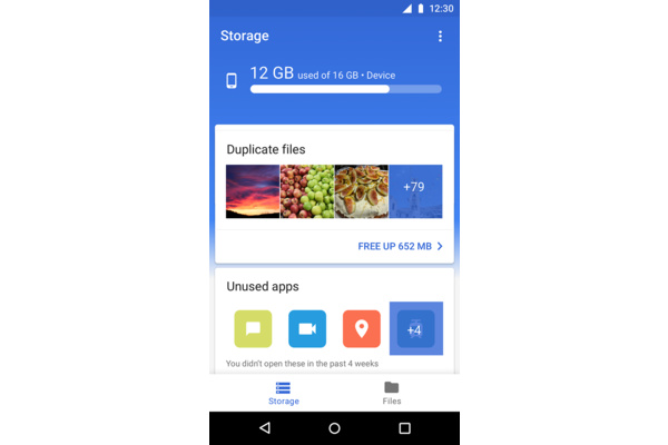 Googlelta ilmainen sovellus Androidin tiedostonhallintaan - ja tilaongelmiin