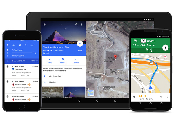 Google Maps päivittyi: Sisältää reittien jaon Androidilla