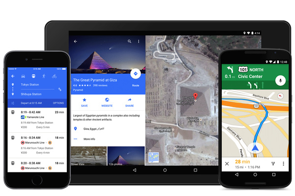 Google Maps pivittyi: Sislt reittien jaon Androidilla