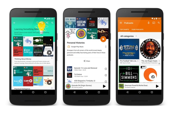 As rumored, Google Play Music adds Podcasts