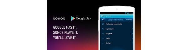 Sonos support now native for Google Play Music on Android devices