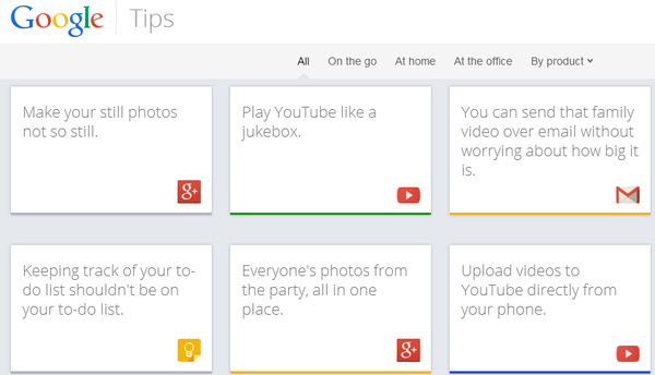 Google lanceert Google Tips met tips en handleidingen voor hun producten