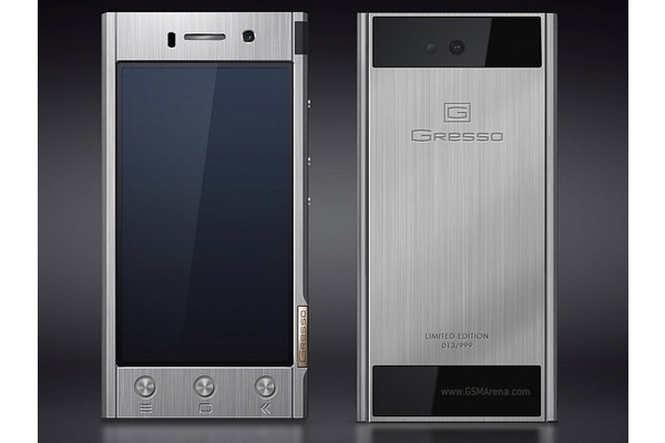 Gresso unveils titanium Android phones, starting at $1800 