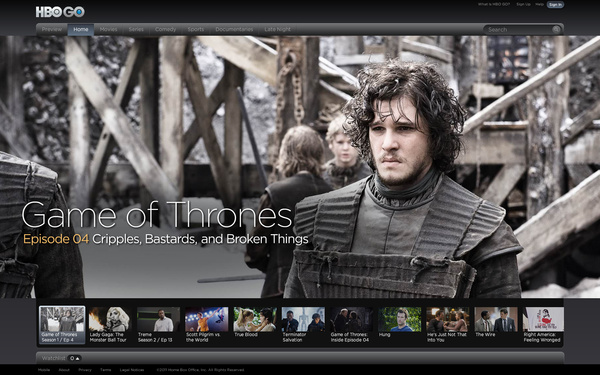 Hbo go for game of thrones online