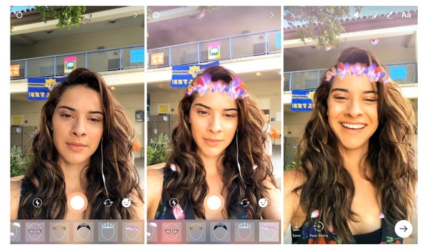 Instagram otti ja kopioi Snapchatin AR-ominaisuuden