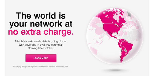 T-Mobile changes the game again: launches free unlimited global data roaming and texting