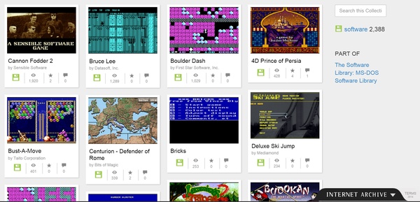 Internet Archive makes 2388 MS-DOS games free to play