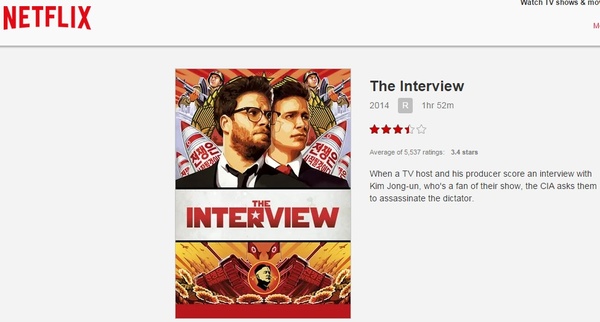 Don't forget, 'The Interview' is now available on Netflix