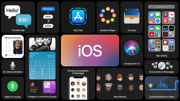 Apple announces iOS 14: Finally widgets on the home screen!