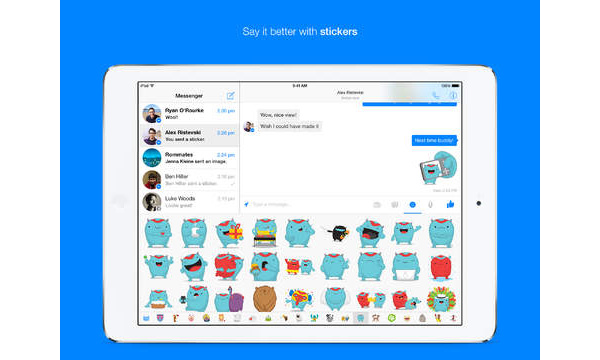 Facebook Messenger now available as native iPad, allows for phone calls