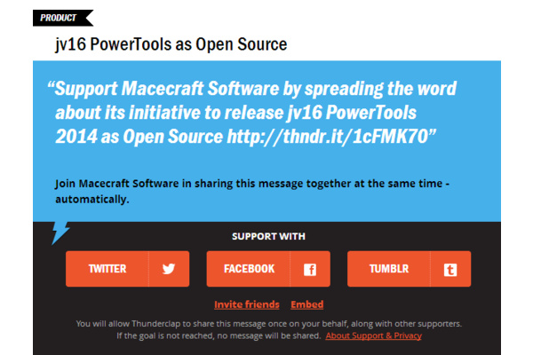 jv16 PowerTools wordt open-source software?