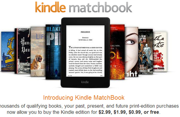 Kindle MatchBook: Amazon bundles discounted ebooks with 75,000 physical books