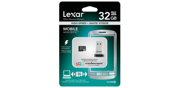 CES 2011: Lexar Media shows 32GB high-speed microSDHC card