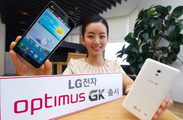 LG annoncerer den 5 tommer store Optimus GK