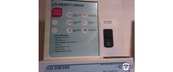 LG brnd GW300-puhelimen erikoisesti Viewty-nimen alle?