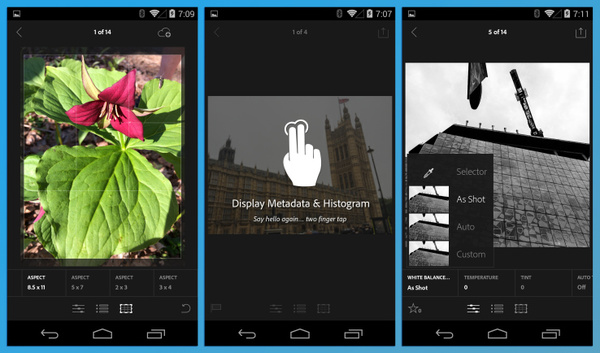 Adobe Lightroom now available for Android