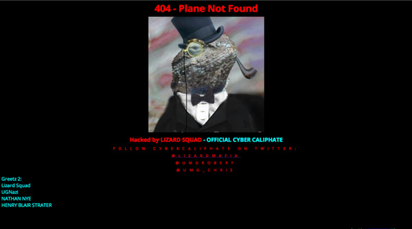 Lizard Squad defaces Malaysia Airlines site, promises data dump