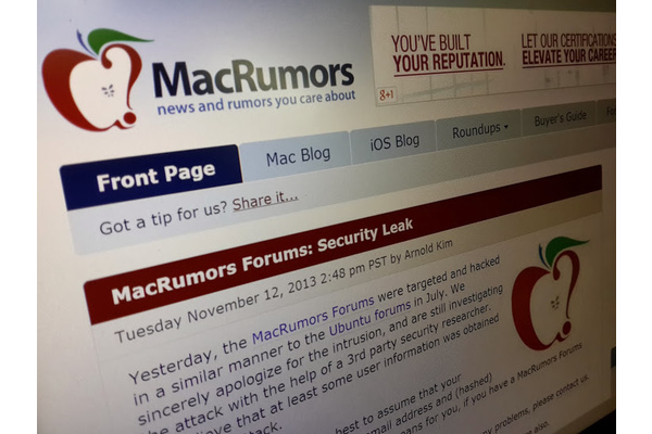 MacRumors forum hacked and nearly a million accounts compromised, but hacker won't share