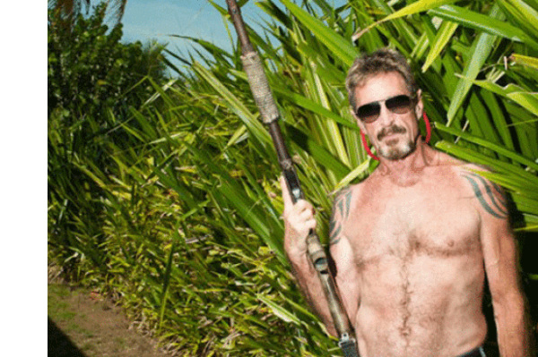 John McAfee offers reward to anyone who helps capture 'real' murderer of Gregory Faull