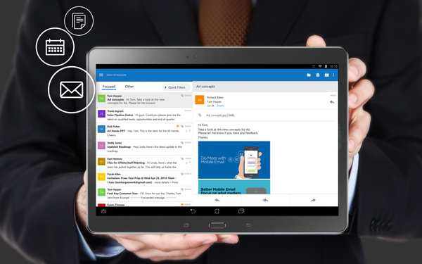 Microsoft unveils Outlook for iOS and Android