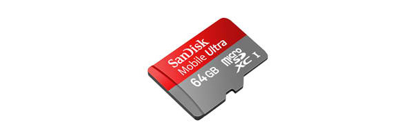 SanDisk shows off 64GB microSDXC card 