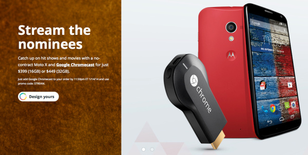 Motorola giving away Chromecast for free with unlocked Moto X