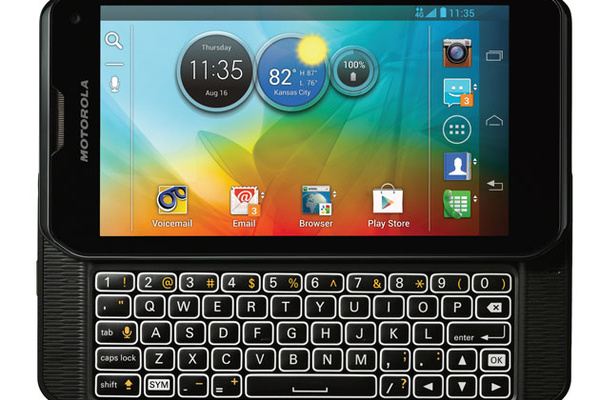 Motorola sticks to QWERTY with new high-end smartphone