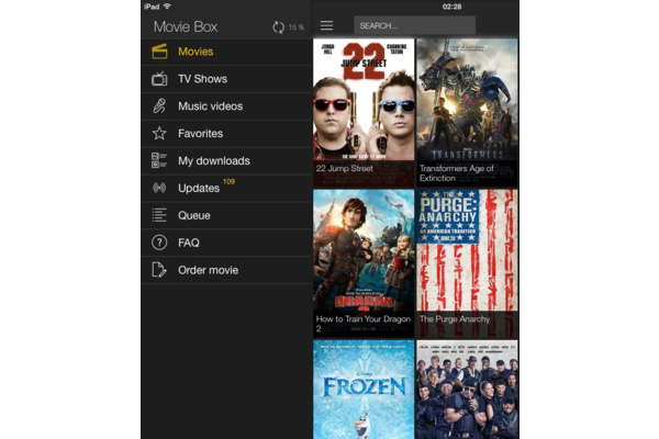 MovieBox - Popcorn Time voor iOS zonder jailbreak