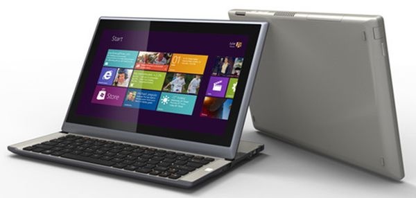 MSI paljasti liukunäytöllä varustetun Windows 8 -kannettavansa