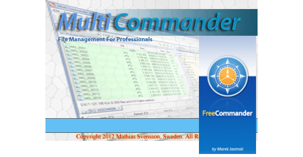 Zoek je een goede bestandsmanager - Multi Commander of FreeCommander XE 