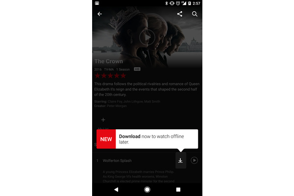Netflix now supports Film and TV Series downloads for Offline Viewing