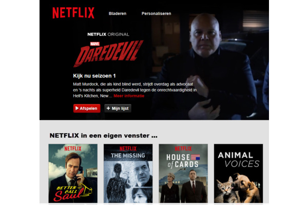 Snel je favoriete series en films bekijken in de Netflix Browser