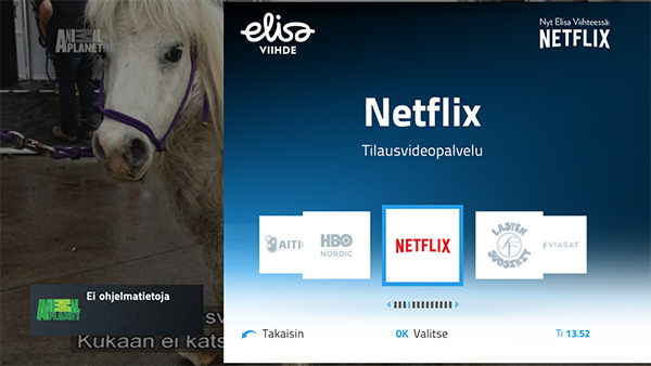 Netflix yhteistyöhön Elisa Viihteen kanssa