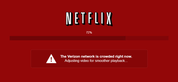 Netflix to drop error messages that enraged Verizon
