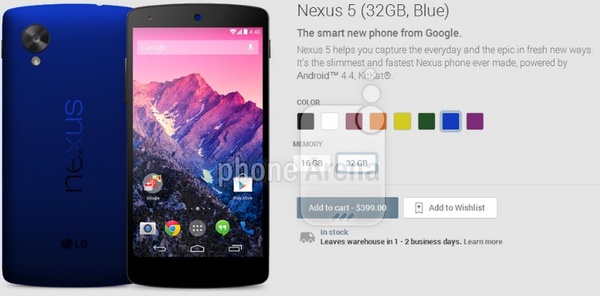 LG Nexus 5 to get new colorways soon?