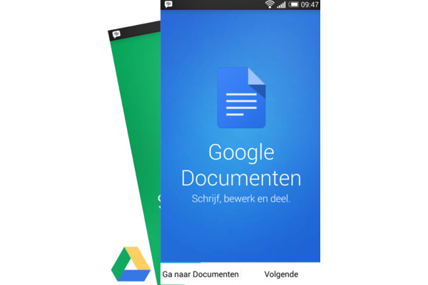 Nieuwe Google apps voor documenten en spreadsheets verplichte kost in Google Drive